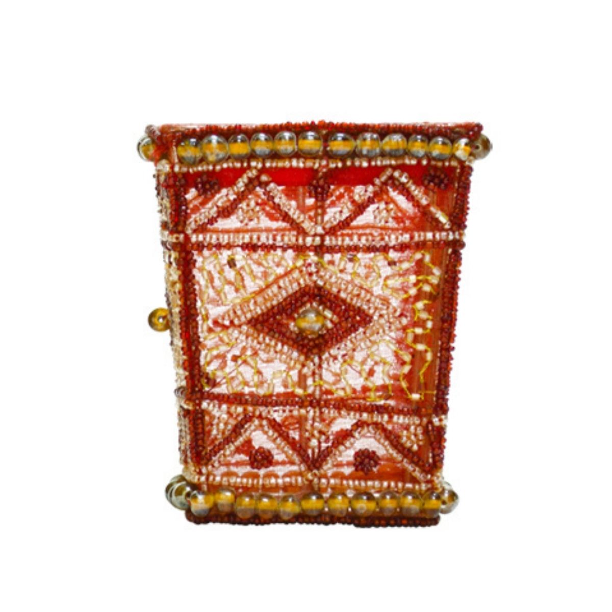 Portavelon Perlas Rojas